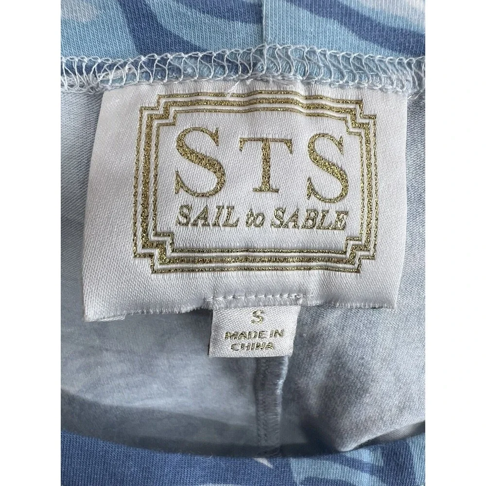 Sail‎ To Sable Womens Small Dress Blue White Preppy Coastal Summer